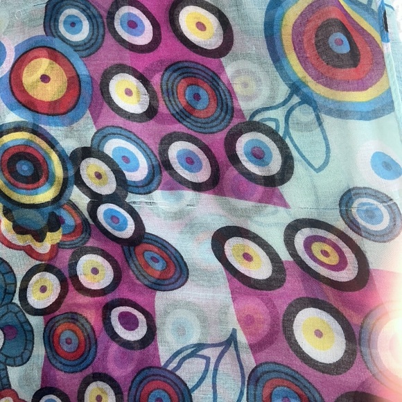 Whimsical Printed Infinity Scarf - Picture 3 of 8